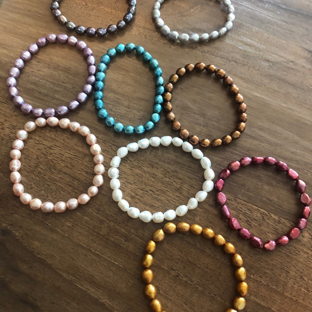 Ti Sento Milano colored pearl bracelet set (9)